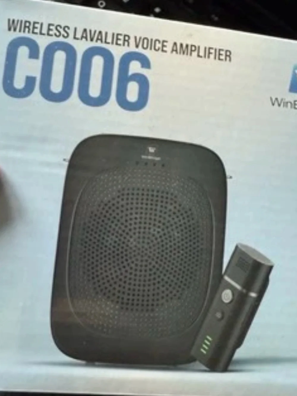 Bluetooth Voice Amplifier with Wireless Lavalier Lapel Microphone C006 NEW